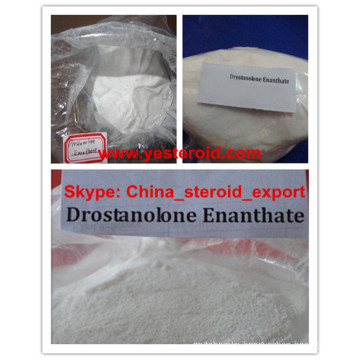 White Crystalline Steroid Powder Drostanolone Enanthate Promote Muscle Growth